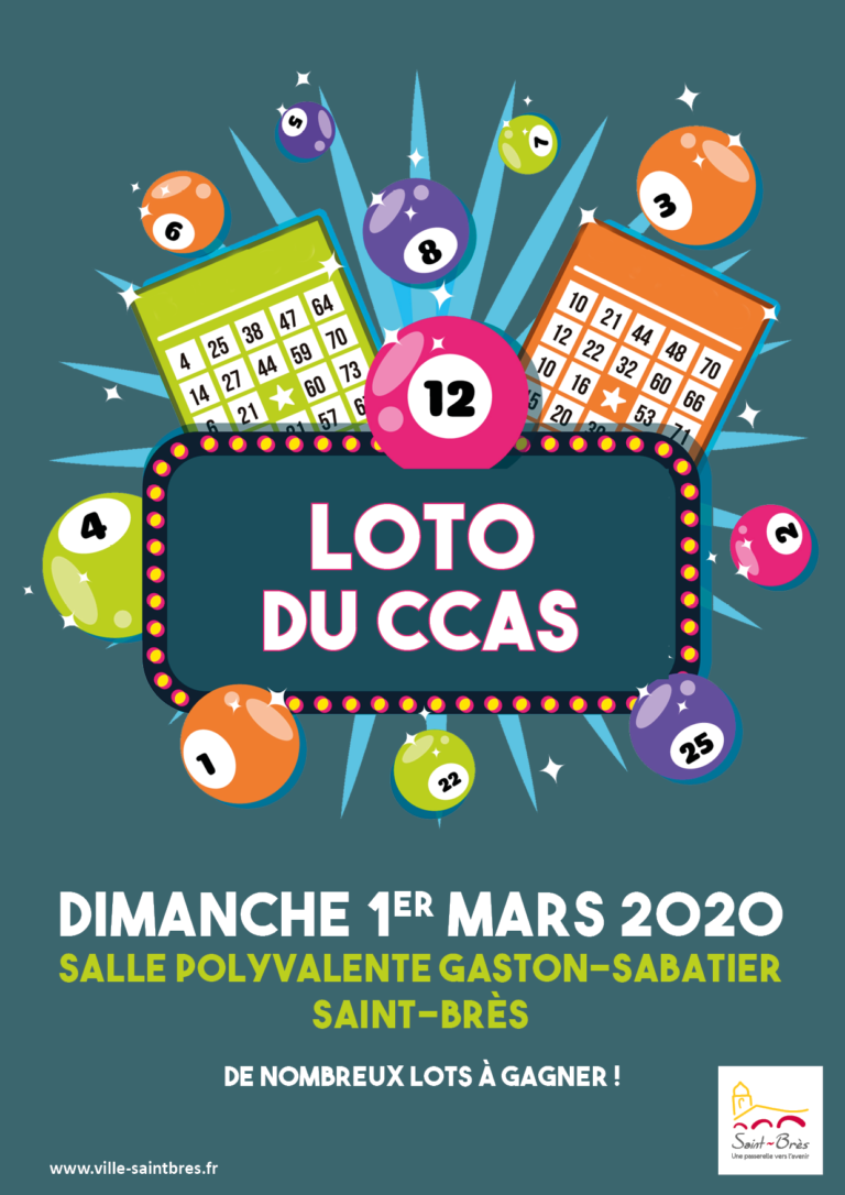 Affiche Loto Ville De Saint Br s