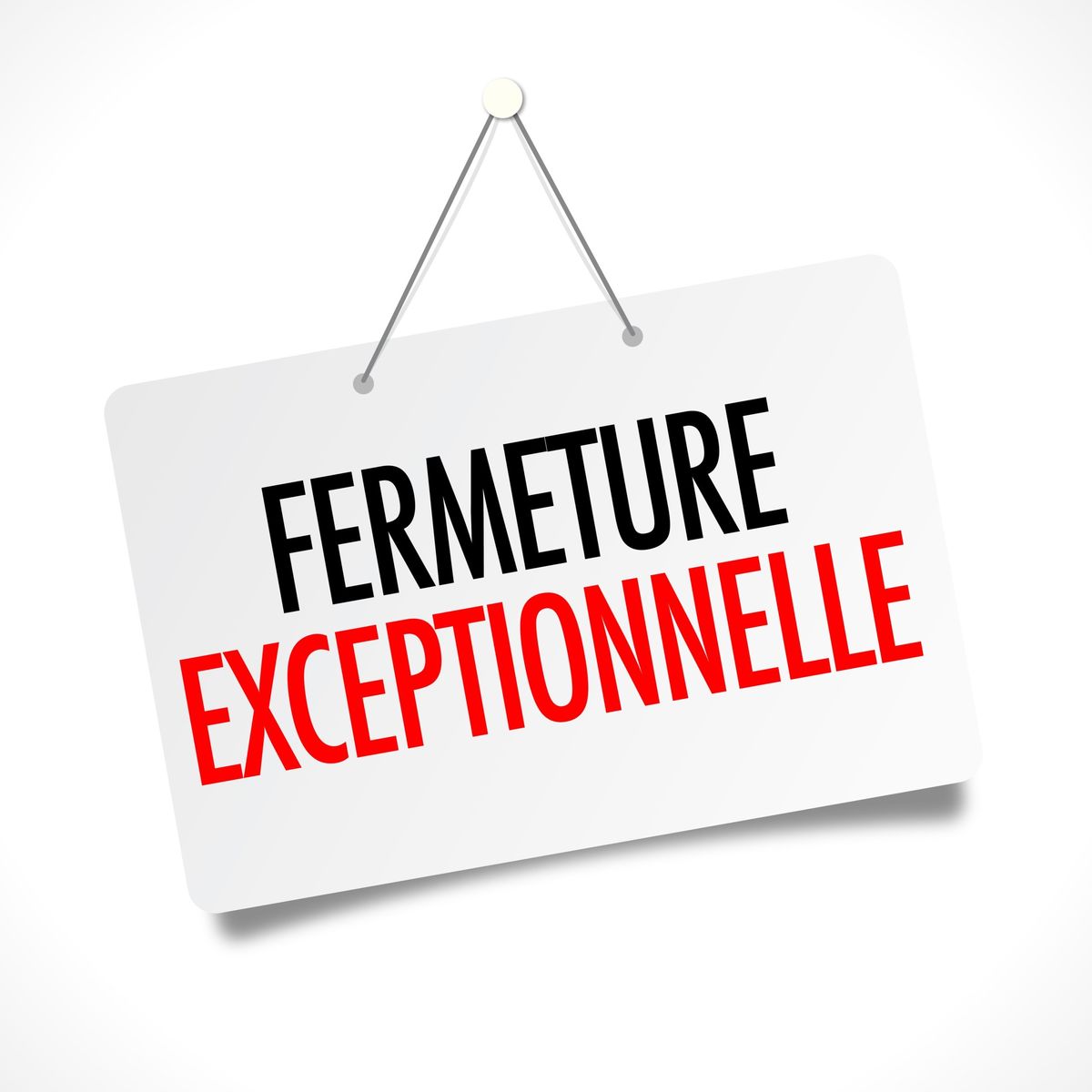 Fermeture exceptionnelle - Mairie de Lachapelle-sous-Rougemont